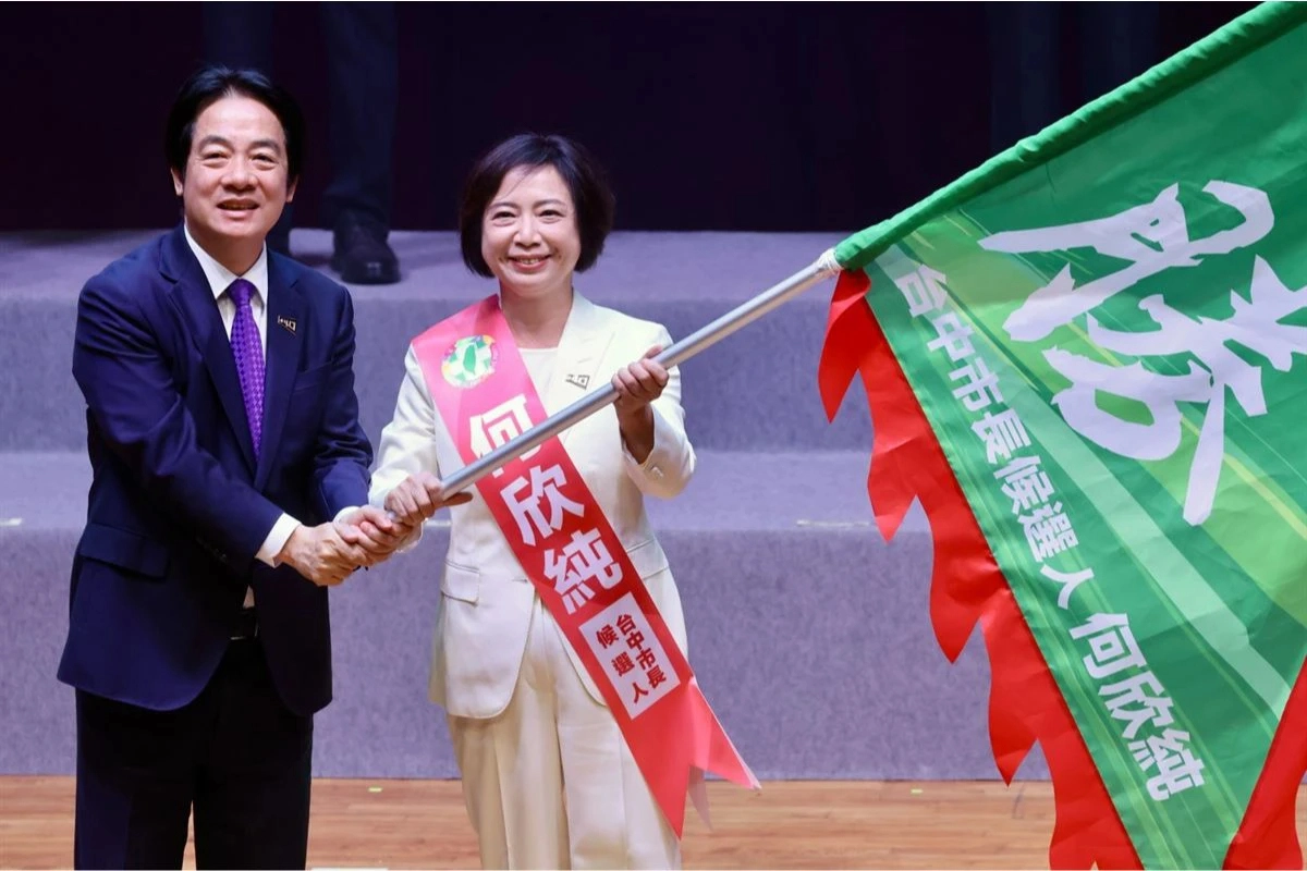 江啟臣祭出「冷處理」戰術，何欣純選情拉不起來，賴清德派親信救援仍卡關。（資料照片／王侑聖攝）