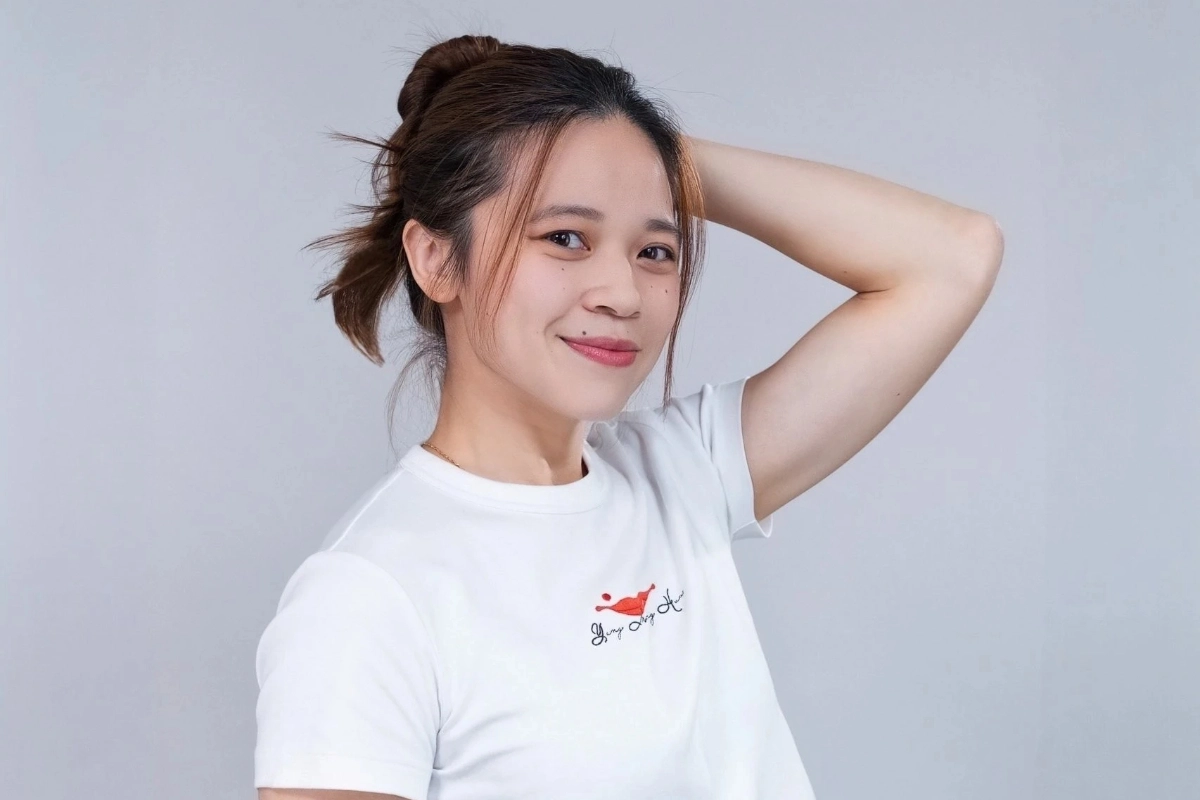 楊孟樺曾是中華女排的主力自由球員,助隊拿下世界女排大獎賽的台灣首勝。(楊孟樺提供)
