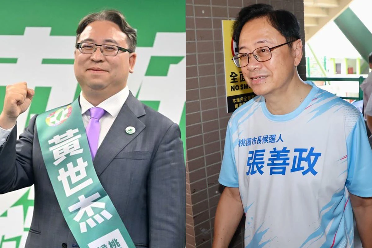 【TPOC調查】桃園市長選舉AI模擬出爐　張善政37.9%領先黃世杰8.5個百分點