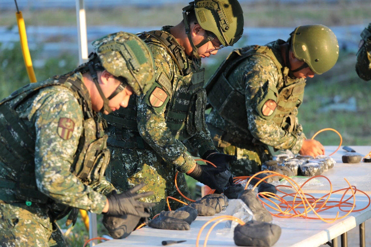 【有片】宜蘭溪洲三號橋改建 陸軍工兵今實爆訓練「實際炸橋」強化戰力