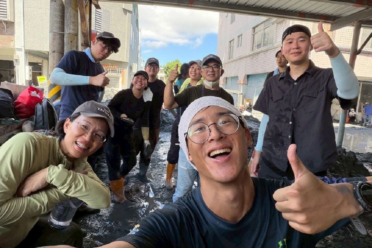 馬太鞍洪災一周年　部落青年感謝蘇巧慧媒合企業協助重建
