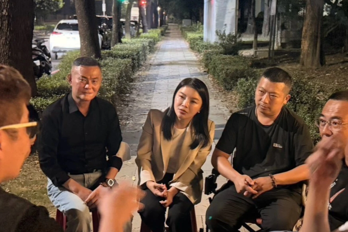 艾杰旭勞資爭議延燒！張嘉郡夜赴絕食抗議現場　籲勞動部、經濟部介入