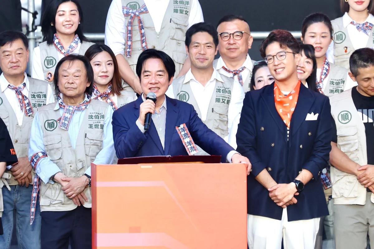 沈伯洋替蔣萬安解圍　賴清德讚「不走負面選舉捷徑」：他願意繞遠路