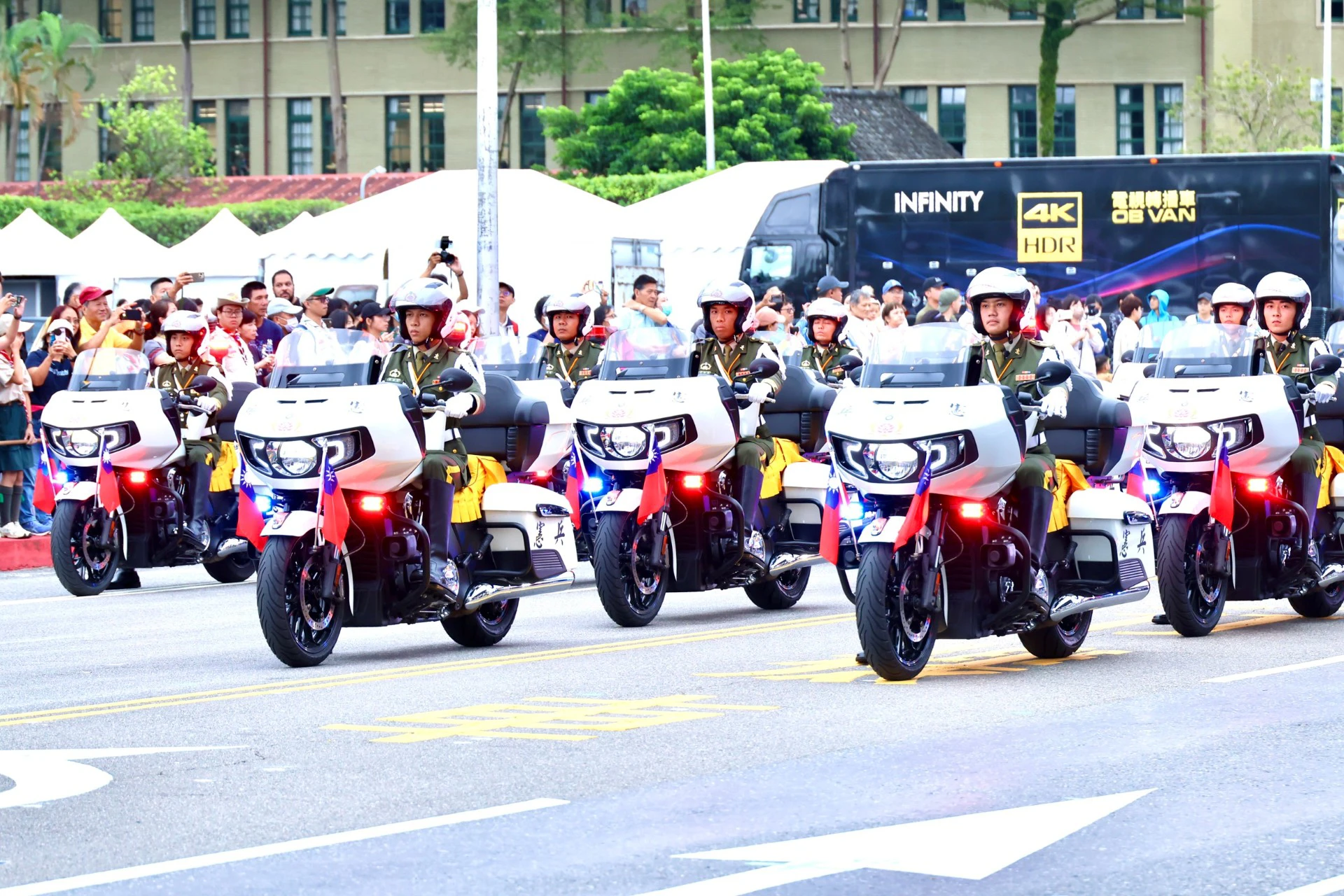 榮耀在憲　憲兵指揮部快速反應連。（王侑聖攝）