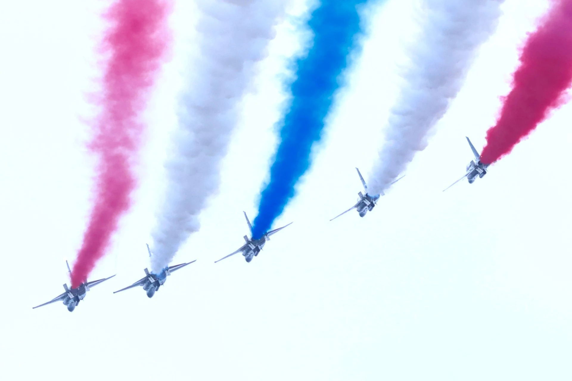 空軍雷虎小組衝場。（王侑聖攝）
