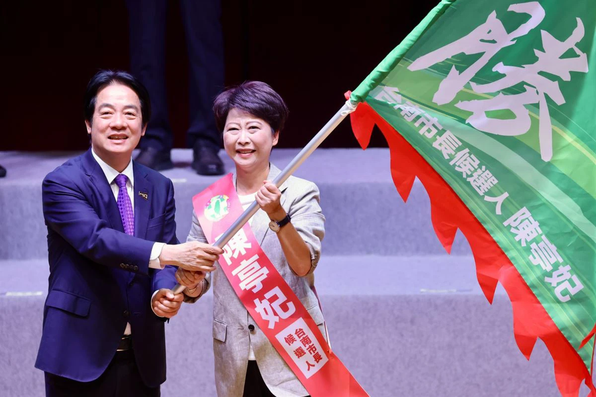 民進黨台南市長候選人陳亭妃備受看好。（資料照片／王侑聖攝）