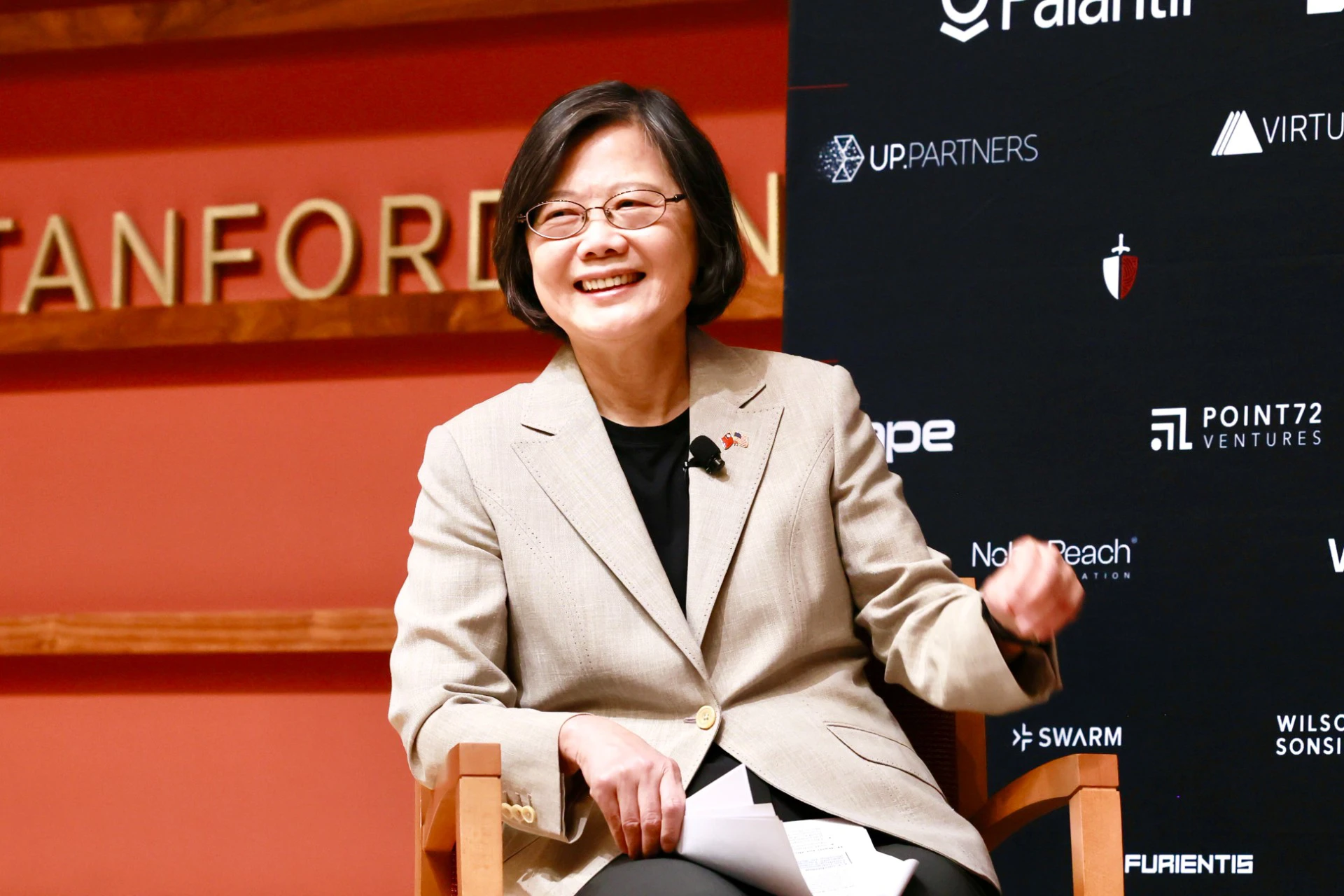 全文／蔡英文美國史丹佛大學演說　籲國際與台灣深入合作