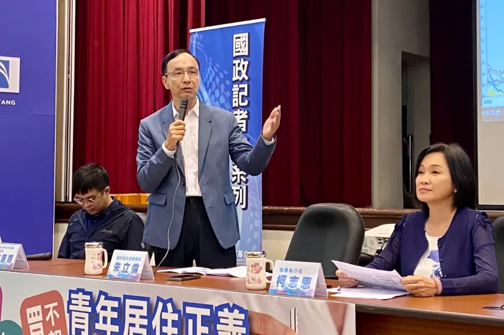 朱立倫勸進柯志恩參選高雄市長，她沒想多久就點頭答應。（資料照片／沈粲家攝）