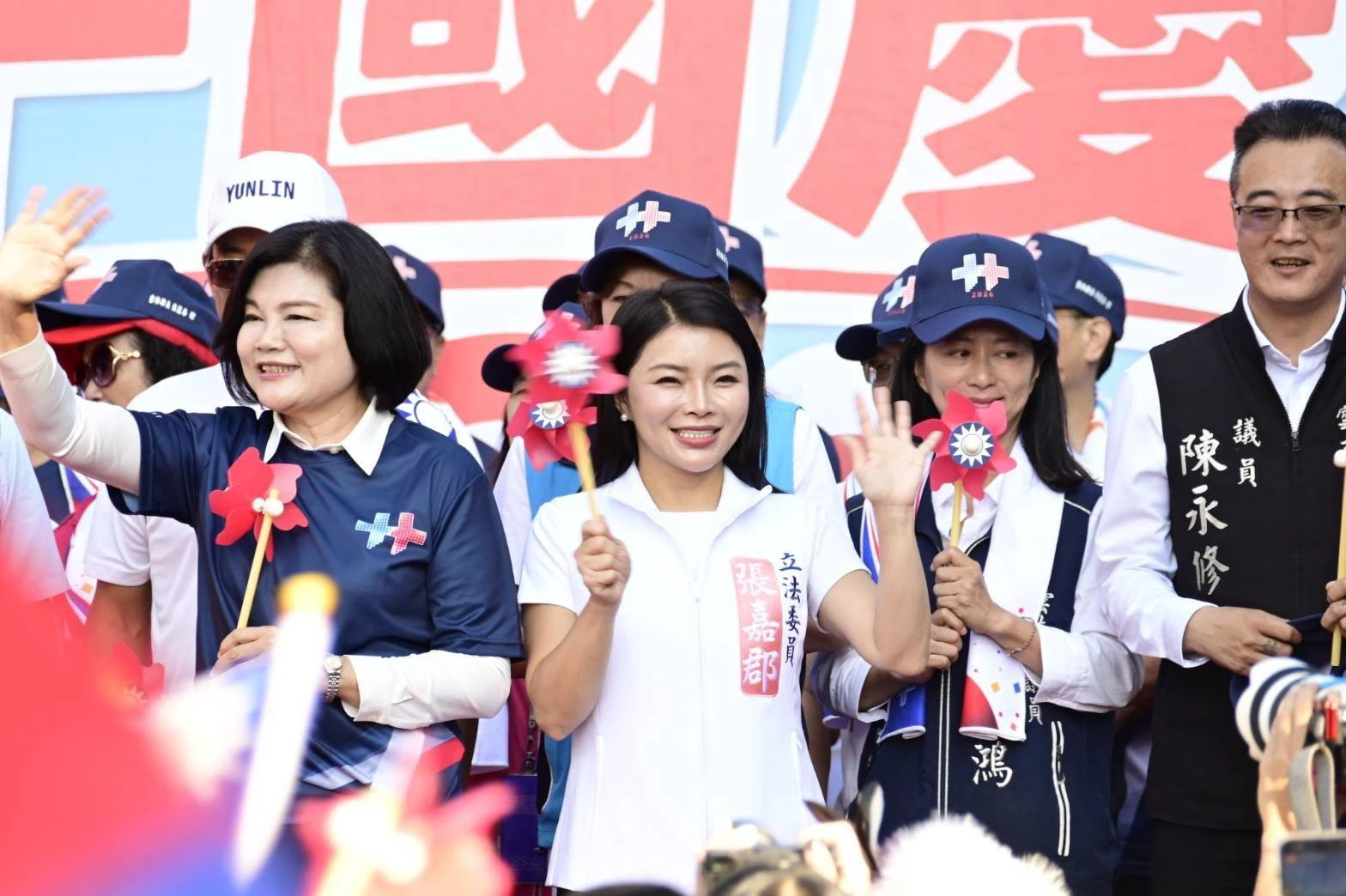 張嘉郡出席雲林國慶升旗健走　與鄉親共同迎接雙十國慶