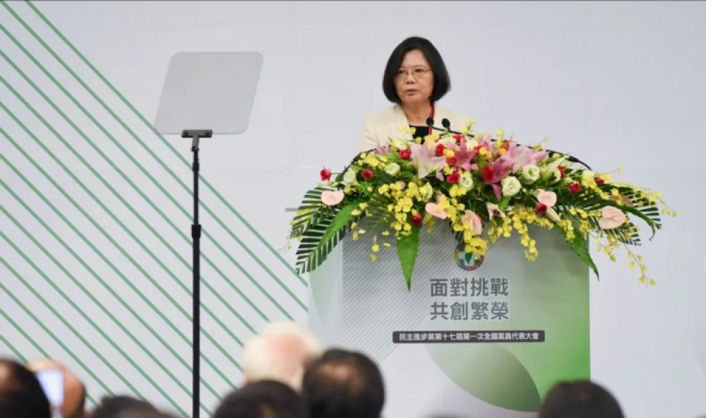 接受《華郵》專訪　蔡英文：限期接受九二共識可能性不大