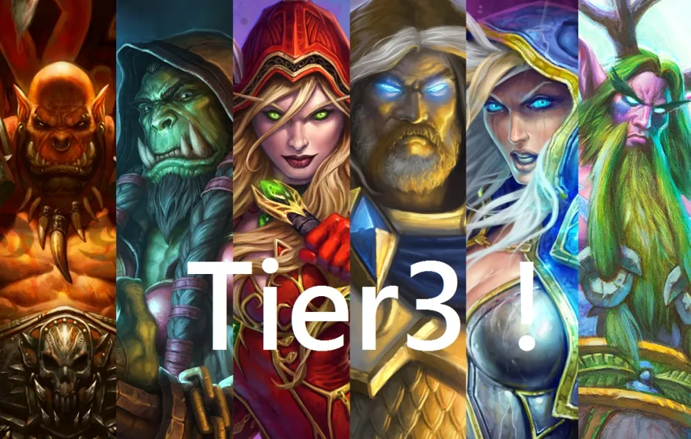 【爐石戰記】Tempostorm本週Tier3八副牌組中文版對照！