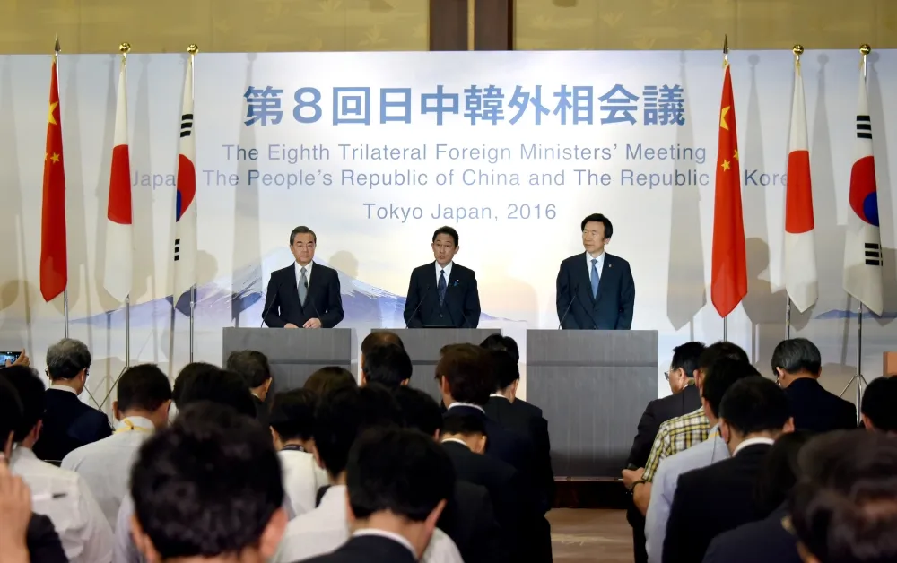 日中韓三國暫緩爭議　共同譴責北韓發射飛彈