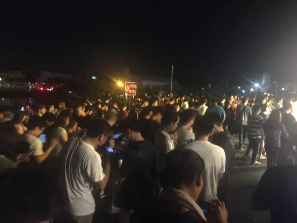 比煙火盛會還夯！　南寮港抓寶夜未眠　