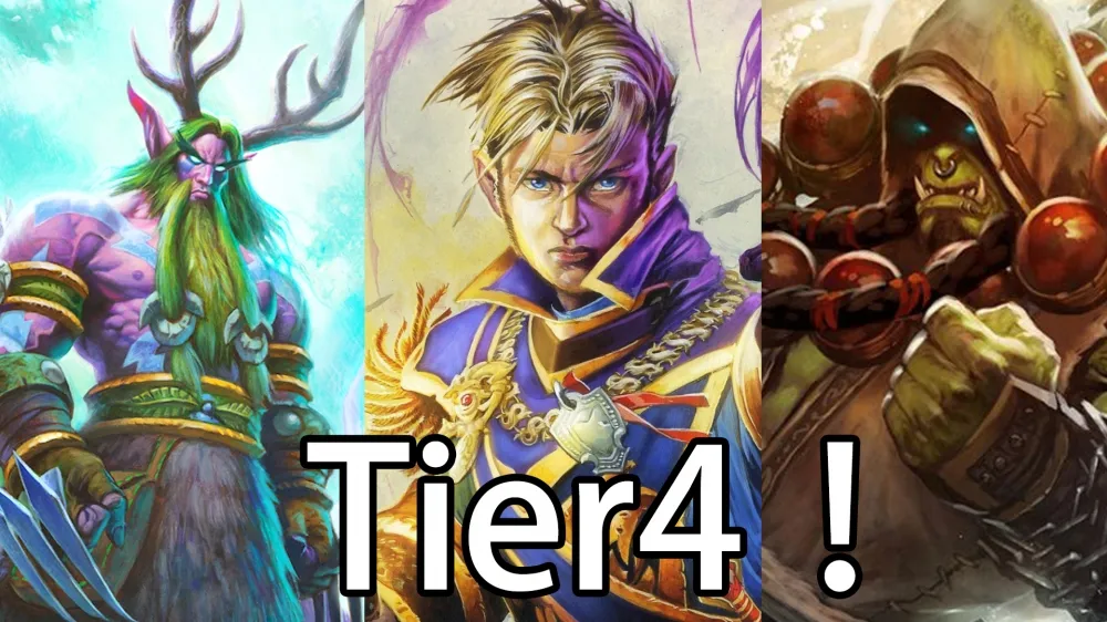 【爐石戰記】Tempostorm排行榜Tier4牌組中文版對照：藍龍德、進化薩、龍牧！
