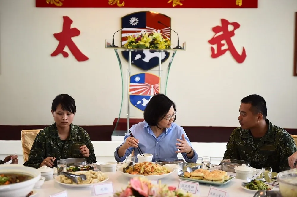 首赴金門勞軍　蔡總統：金門是時代的縮影