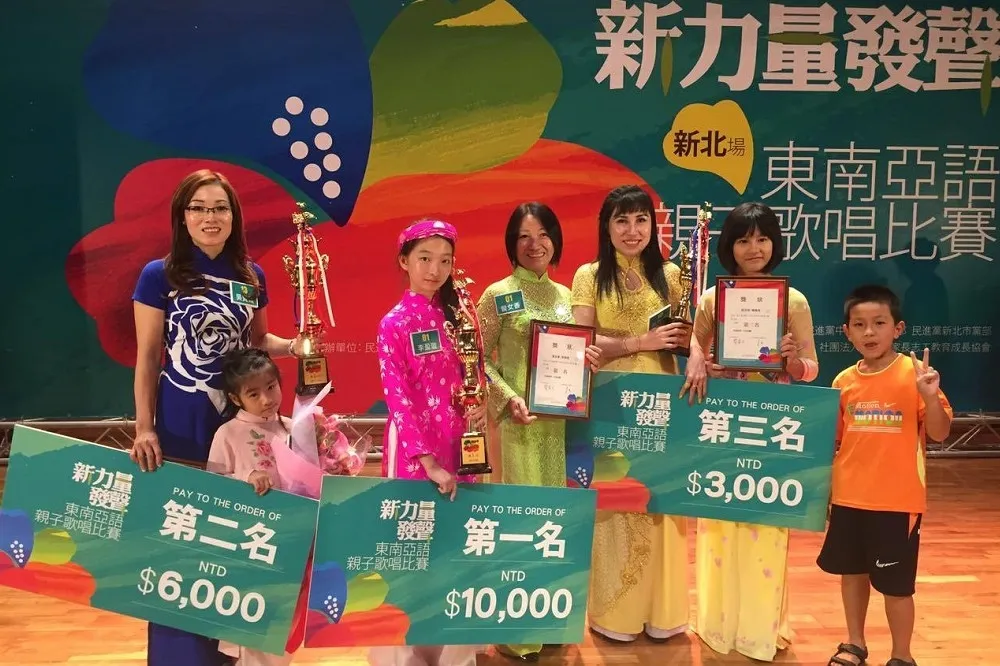 與新住民搏感情　民進黨辦東南亞親子歌唱賽
