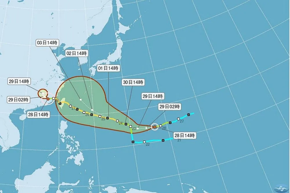 【更新】梅姬海陸警報解除　10縣市發豪雨特報