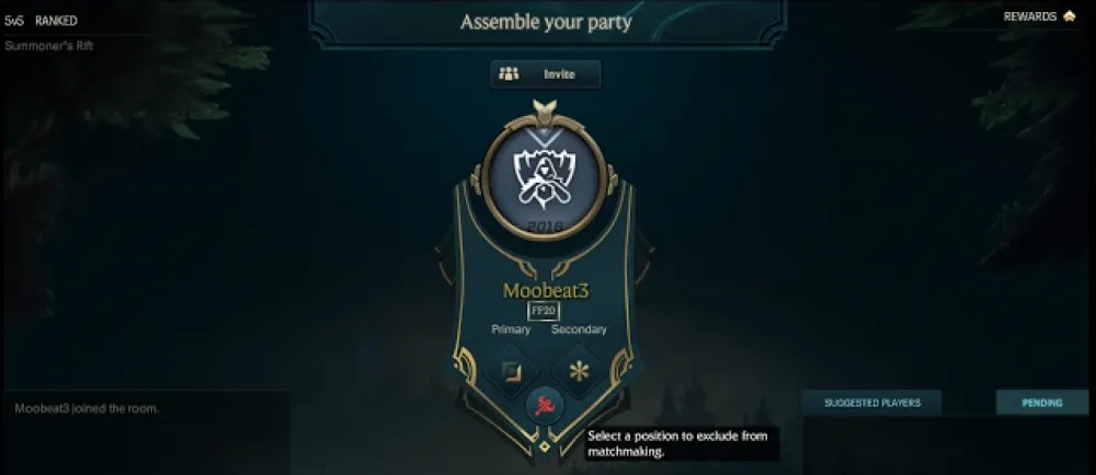 【英雄聯盟】9/29 PBE 測試服改動：積分新排除路線機制