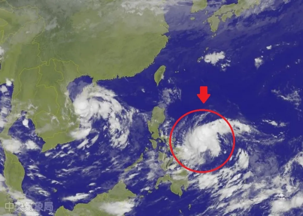輕颱莎莉佳最快今形成　不排除共伴豪雨