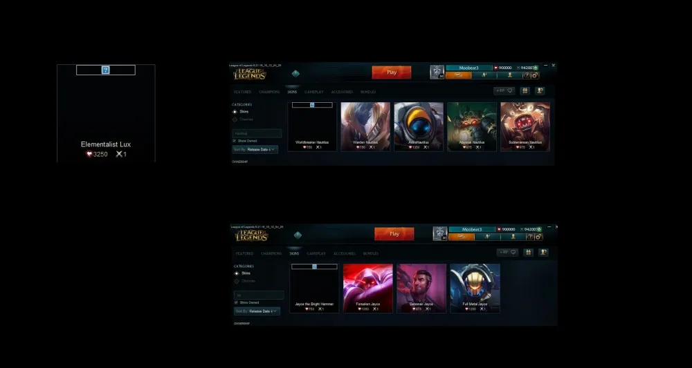 【英雄聯盟】10/12 PBE 測試服補充：3個新造型資料流出