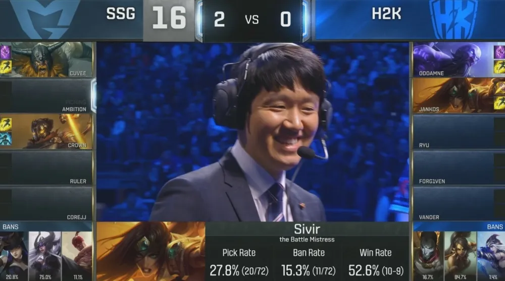 【S6世界大賽】Reddit歐美網友看SSG vs H2K：Crown鎖到維克特時教練舒爽的表情！