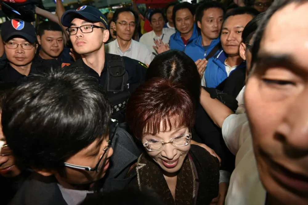 洪秀柱今登陸　國民黨：逾半民眾支持和平政綱