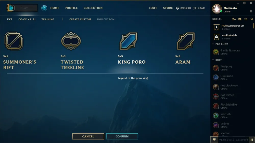 【英雄聯盟】11/21 PBE 全新召喚師介面改動：輪替模式開放遊玩！