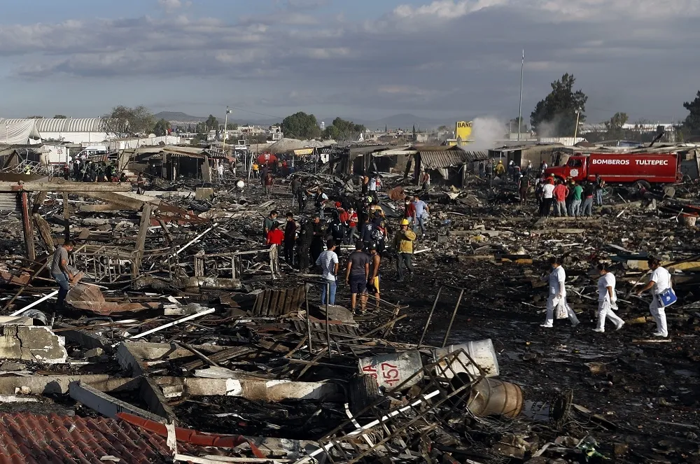 墨西哥煙火市集爆炸　至少29人死亡72人受傷