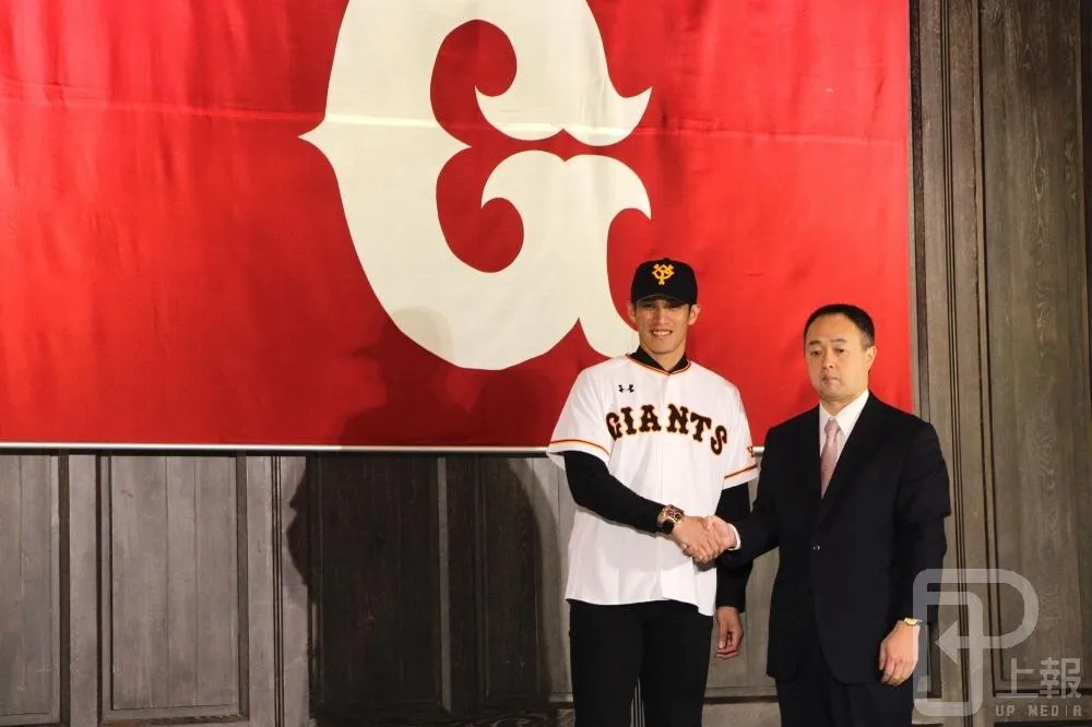 陽岱鋼披巨人戰袍　簽5年合約