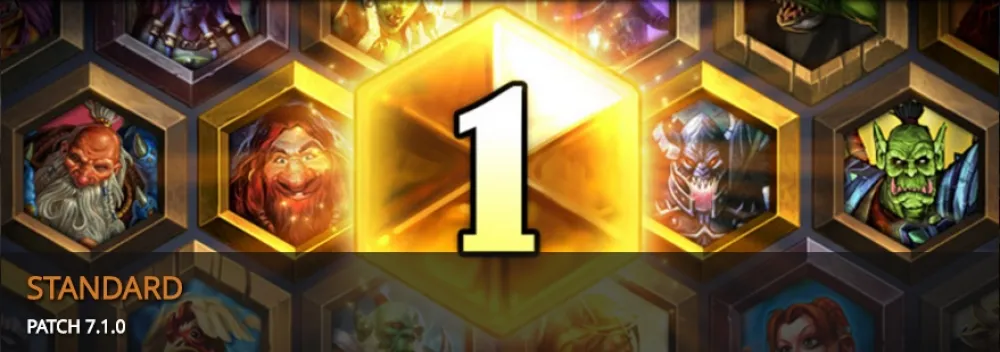 【爐石戰記】TempoStorm牌組天梯排行榜#24：Patch7.1.0登場！天梯霸主快攻薩殞落