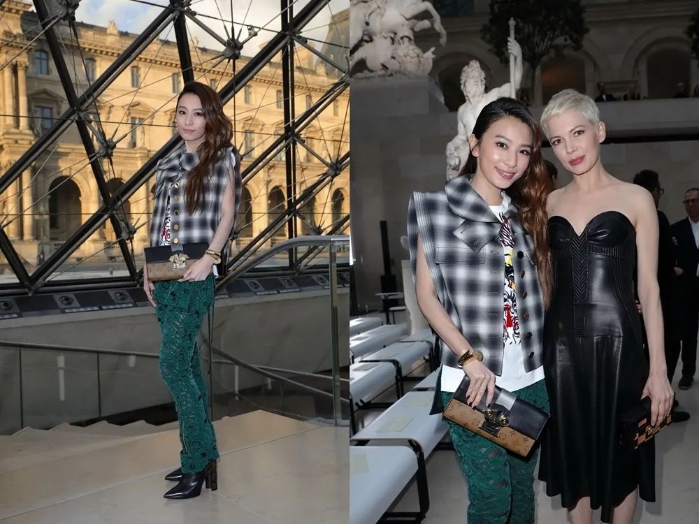 田馥甄赴巴黎參加 Louis Vuitton 2017 秋冬女裝秀