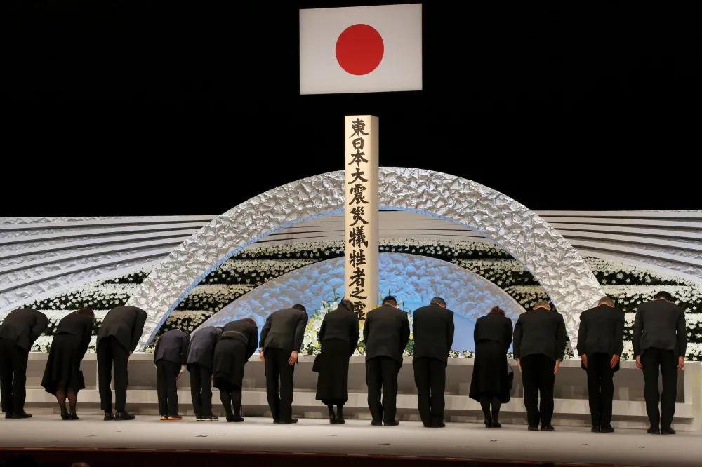 日本舉行311悼念儀式 　災民有家歸不得道辛酸