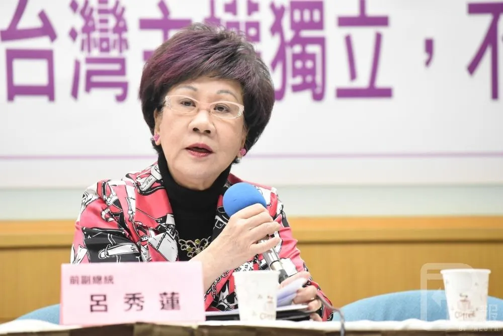 前副總統隨扈被吸收成共諜　呂秀蓮：看報紙才知道