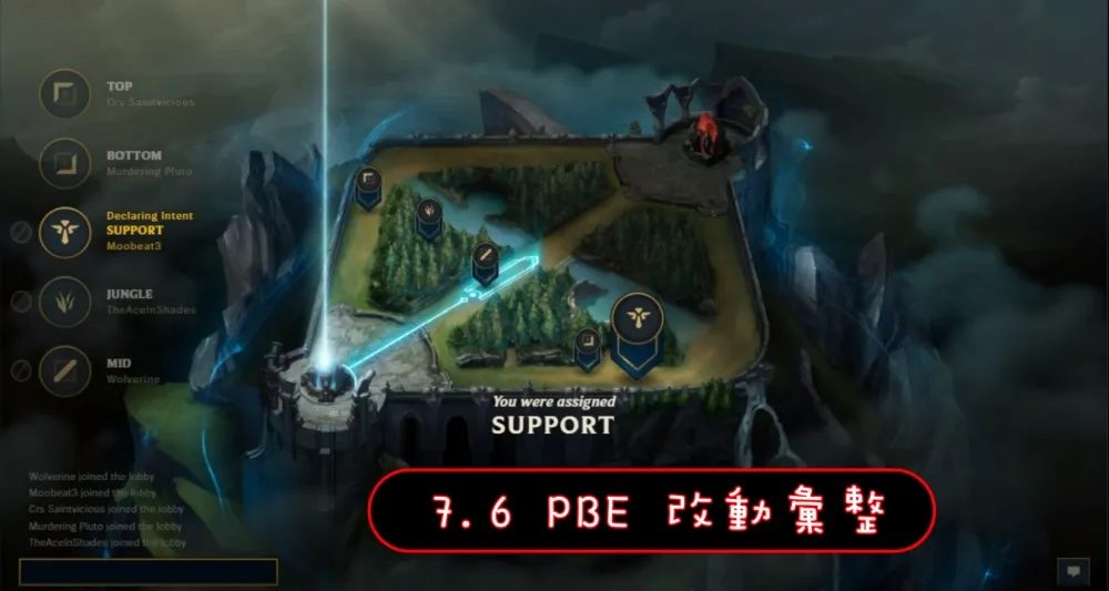 【英雄聯盟】7.6 PBE 測試服改動彙整：其他東東