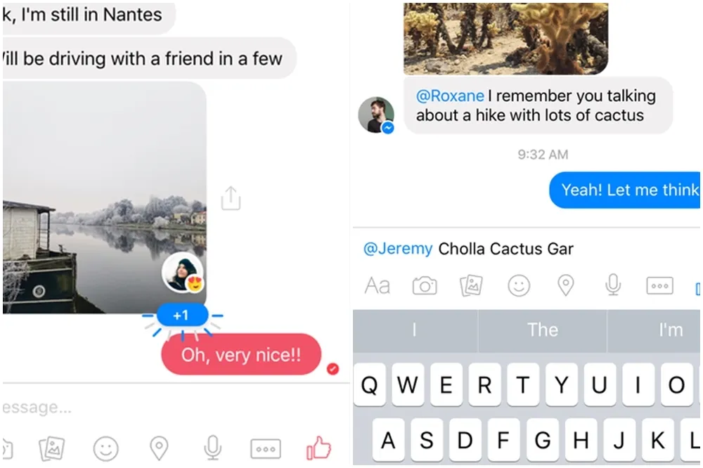 沒有新梗？Facebook Messenger新功能　LINE早已推出