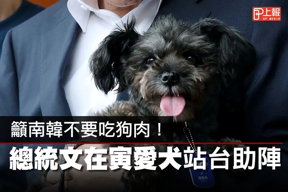 【影片】籲南韓不要吃狗肉！　總統文在寅愛犬站台助陣
