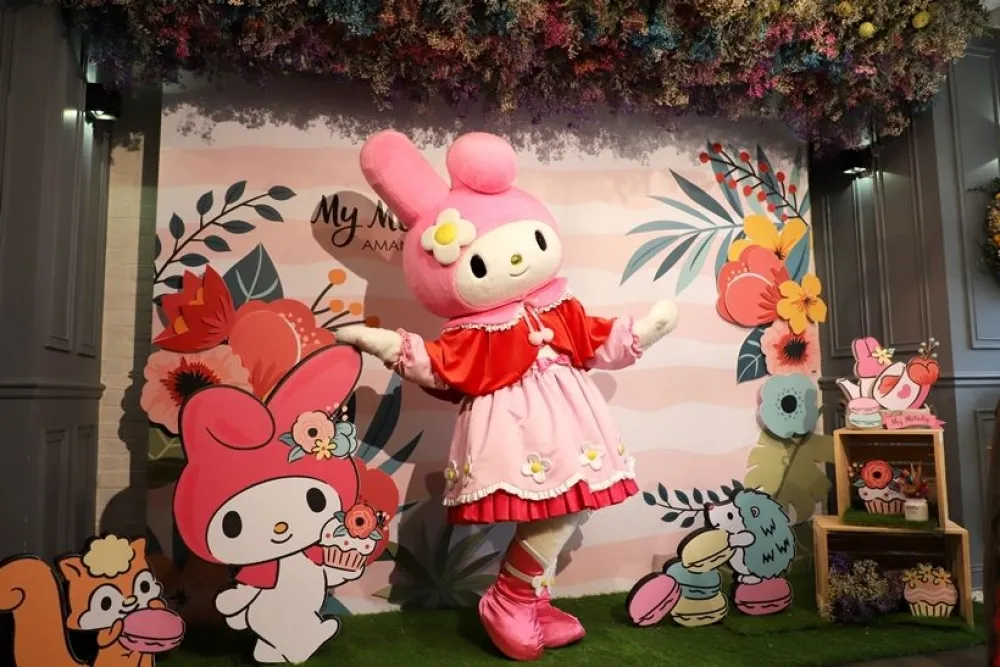 【有片】全台首家「美樂蒂」花草期間限定咖啡廳　1月9日暖心開幕
