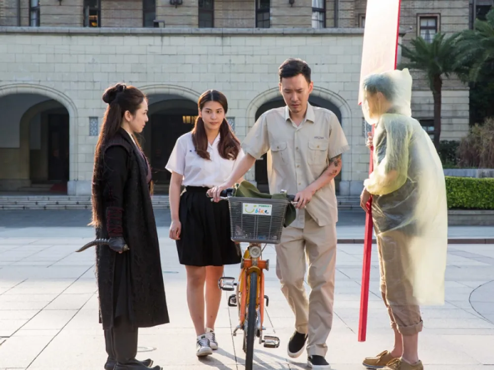 蔡燦得扮聶隱娘、陳以文演郊遊　台北電影節形象廣告大玩台片哏