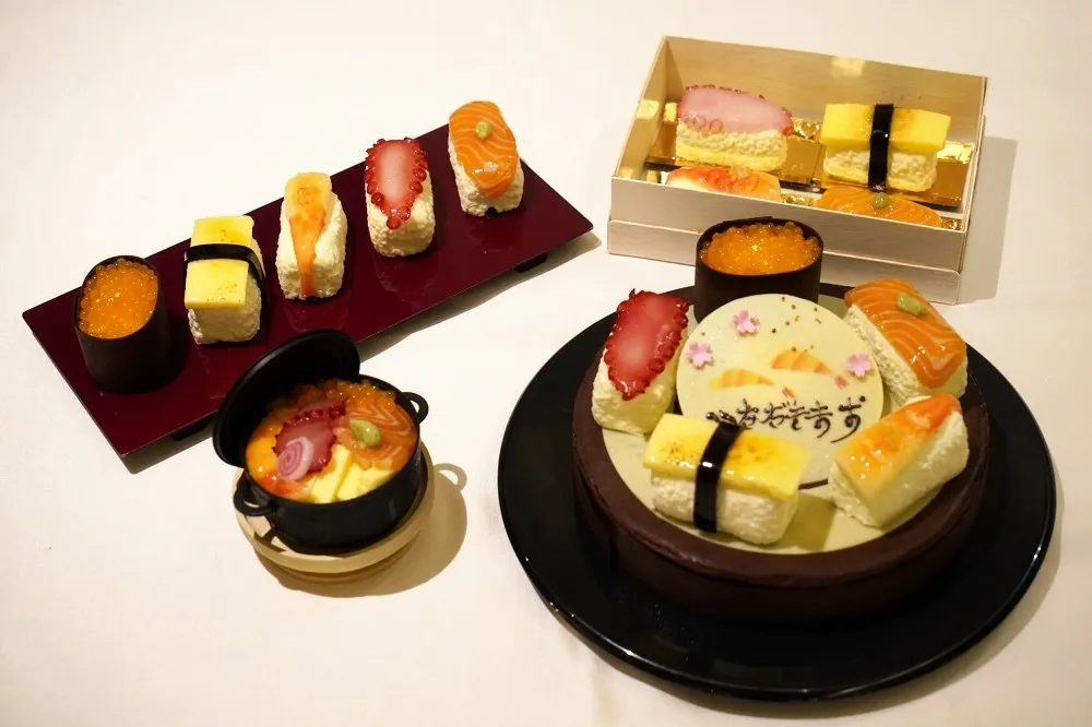 【有片】這個竟然是甜點？神旺推出超逼真握壽司、海鮮丼系列蛋糕