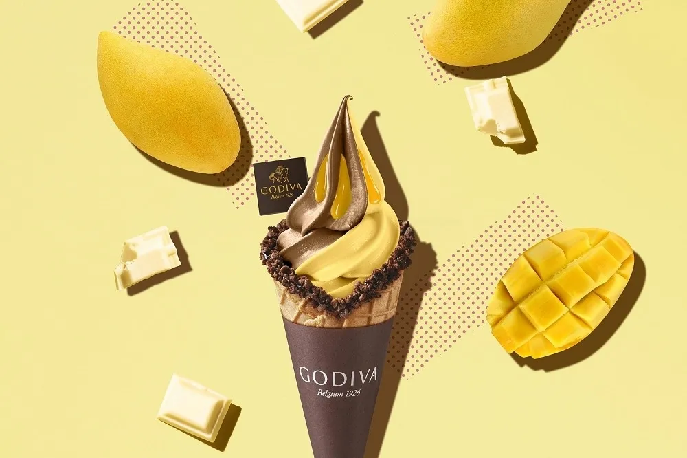 香甜芒果與濃郁巧克力相遇！GODIVA 推出夏日限定芒果冰品系列