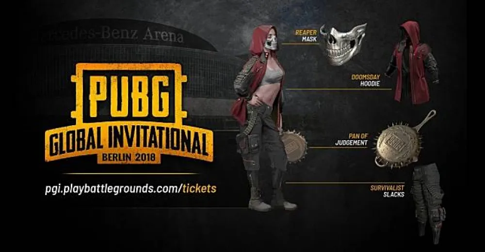 【PUBG】華麗平底鍋登場！《絕地求生》公佈全球總決賽限定造型裝備