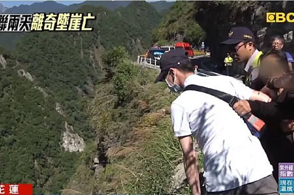 巨陞董座夫婦中橫離奇墜谷　遺體交疊、行車紀錄器不見