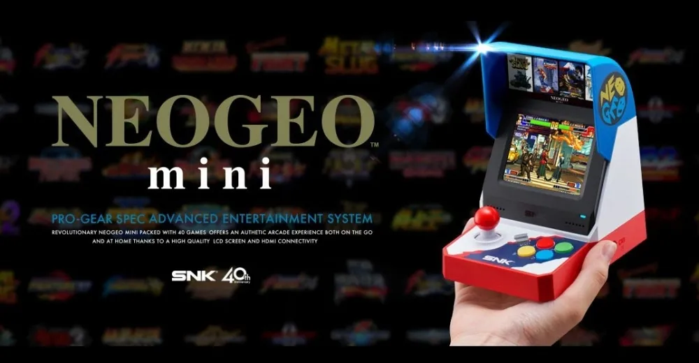 預購開跑！SNK紀念遊戲機「NEOGEO mini」預計七月上市