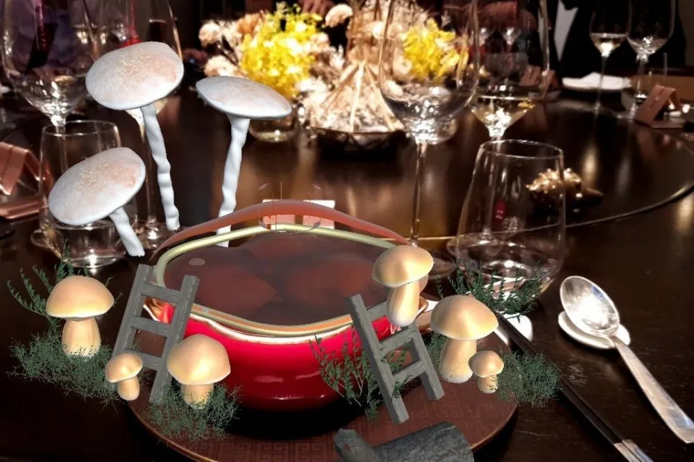 【有片】用餐不再嚴肅！三星攜手文華東方　透過AR、VR讓米其林好吃又好玩