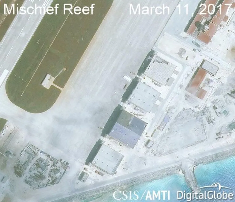 南海人造島基礎完備　中國可隨時部署戰鬥機
