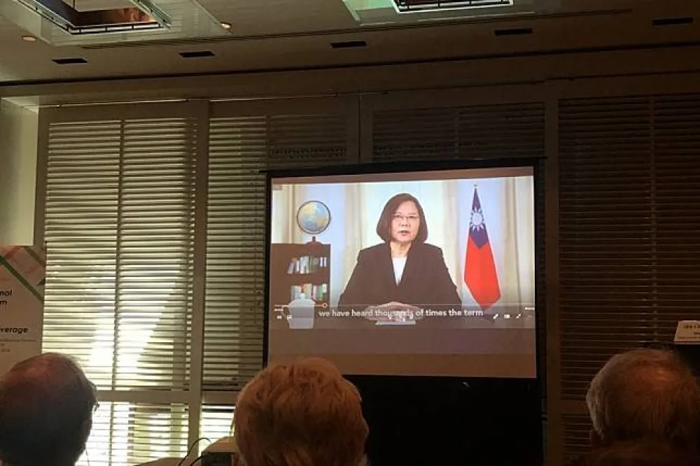 【日內瓦直播】全民健康覆蓋國際論壇　播放蔡英文談話