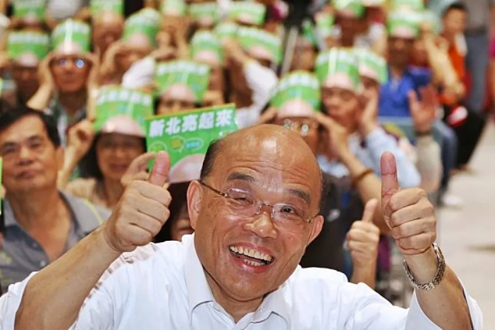 蘇貞昌點名　陳菊、賴清德不適合選台北市長