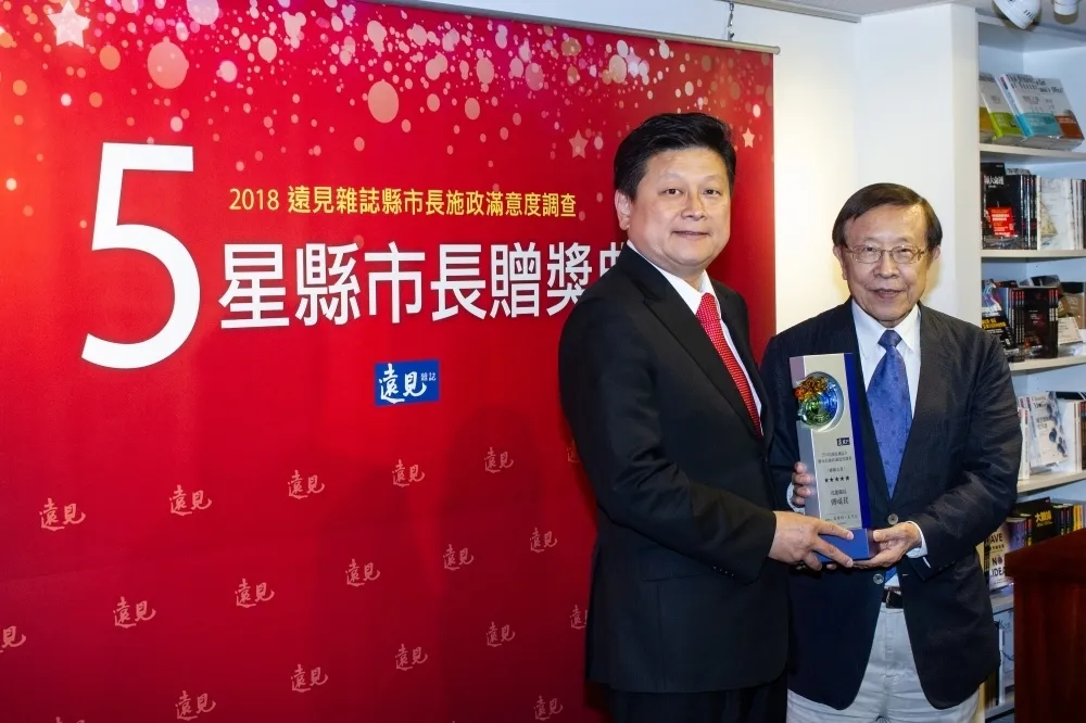 【5星縣市長頒獎】蟬聯9年霸主傅崐萁直批：中央是台灣進步的阻力