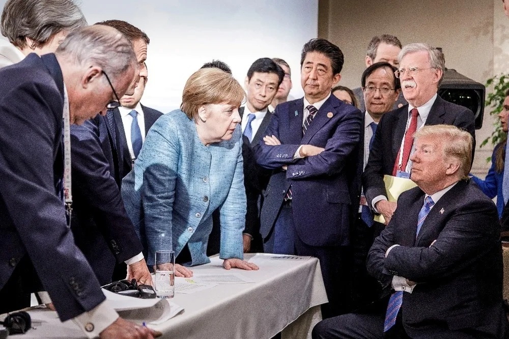 【G7峰會】6國元首圍攻川普？一張照片美加法德各自解讀