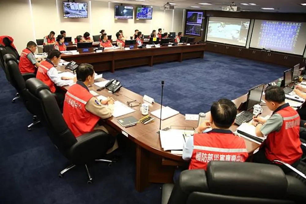 關切颱風災防準備　蔡英文視訊會議指示全力因應